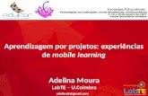 Aprendizagem por projetos: experiências de mobile learning