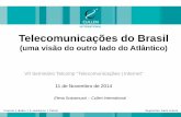 Telecomunicações do Brasil (uma visão do outro lado do Atlântico)