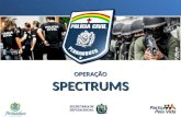 Apresentação da Civil sobre operação spectrums, em Goiana