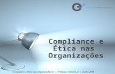 Compliance e Ética nas Organizações