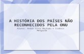 Trabalho de História - Países não reconhecidos pela ONU e refugiados no RIO 2016.