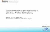 Gerenciamento de Requisitos (Visão da Análise de Negócios)