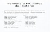 Homens e Mulheres da História
