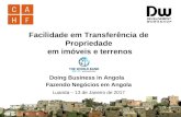 20170114  DW Debate: Facilidade em Transferência de Propriedade  em imóveis e terrenos