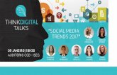 Thinkdigital Talks - Social Media 2017 - ISEG