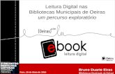 Leitura Digital nas Bibliotecas Municipais de Oeiras: um percurso exploratório - Bruno Eiras