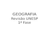 Revisão Geografia UNESP 1 fase