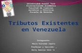 Tributos existentes en Venezuela