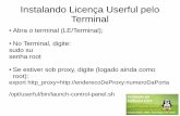 Instalando Licença Userful pelo Terminal