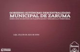 Experiencia del GAD Zaruma - Competencia de Patrimonio Cultural