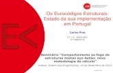 Eurocódigos Estruturais. Ponto da situação em Portugal Carlos Pina ...