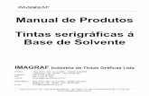 Manual de Produtos Tintas serigráficas á Base de Solvente