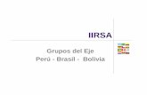 Grupos del Eje Perú - Brasil - Bolivia