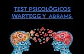 Test psicológicos wartegg y Abrams