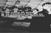 XIII Ciclo de Estudos de Controle Público da Administração Municipal