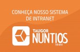 Intranet para empresa em SharePoint -  Solução Corporativa Taugor Nuntios