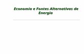 Economia e fontes alternativas de energia