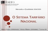 O Sistema Tarifário Português