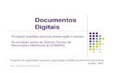 Documentos Digitais - Programa Monumenta