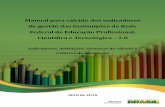 Manual para cálculo dos indicadores de gestão das Instituições da ...