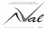REVISTA AVALIAÇÃO DE POLÍTICAS PUBLICAS