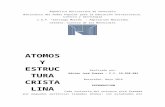 Atomos y estructura cristalina - Adrian Suarez