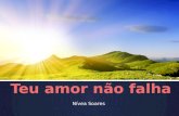 Slide - Teu amor não falha - Nivea Soares