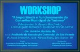 Workshop a Importância e Funcionamento do Conselho Municipal de Turismo São Vicente
