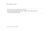 EnterpriseOne 8.9 Gerenciamento de Contratos PeopleBook