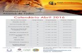 Calendário de Formações Abril 2016 GMAcademy Luanda