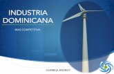 Industria dominicana. Energia eólica