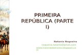 Primeira república (parte 1)