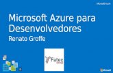 Microsoft Azure para Desenvolvedores - Fatec Ipiranga - Out/2016