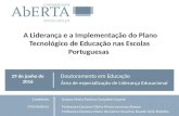 A liderança e a implementação do plano tecnológico de educação nas escolas portuguesas