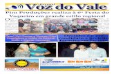 JORNAL VOZ DO VALE -  8ª edição- data 30.07.2016 - Versão Online