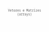 Aula vetores e matrizes (arrays)