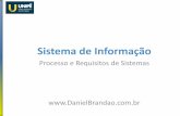 Aula 04 Sistema de Informação - Processo e Requisitos de Sistemas