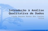 Introdução à análise qualitativa de dados