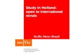 Study in Holland: Lançamento OTS Brazil 2016/17