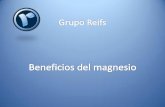 Grupo Reifs| Beneficios del magnesio