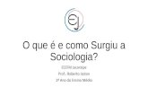 O que é e como surgiu a sociologia?