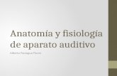 Anatomia y Fisiologia de aparato auditivo