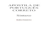 Apostila de portugues correto 3 sintaxe