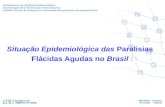 Situação Epidemiológica das Paralisias Flácidas Agudas no Brasil