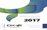 CECAFÉ - Relatório Mensal JANEIRO 2017