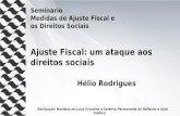 Seminário "Ajuste Fiscal e os Direitos Sociais"