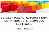 Painel 02   02 - Thiago Marzagão -  classificação automatizada de produtos em compras públicas