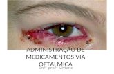Administração de medicamentos via oftalmica