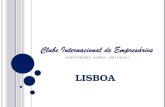 Apresentação do Clube Internacional de Empresários - Lisboa