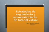 Estrategias del tutor virtual